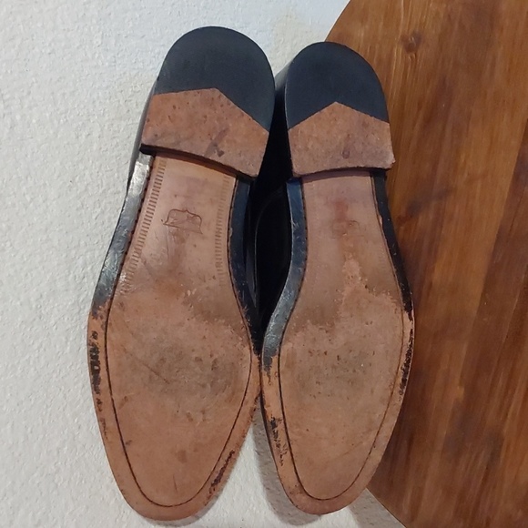 Cole Haan Men’s Black Patent Leather Oxford Formal Shoes‎ Toe Cap EUC Size 13 Cole Haan Oxford Patent Leather Dress Shoes for Men for sale  main image 4